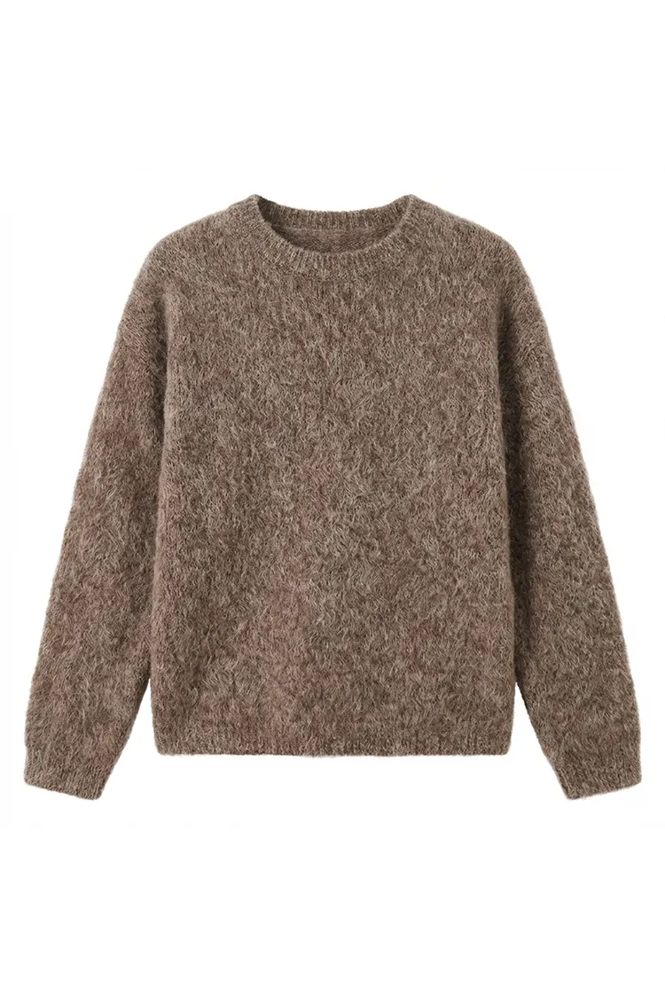 Women's Crew Neck Cashmere Sweater
